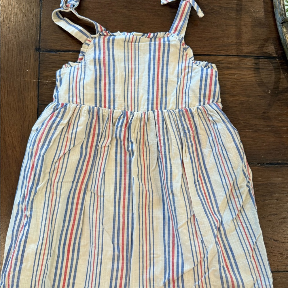 Cat & Jack Blue and Red Striped Dress